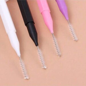 5 Pièces/Set Brosse À Sourcils Jetable Mini Et Outil De Levage Des Sourcils