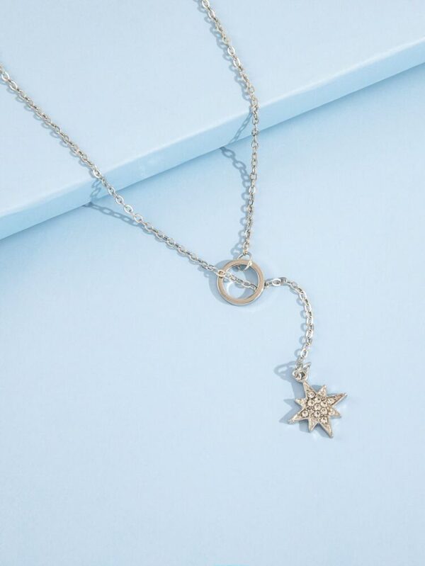 Collier pull simple chaîne réglable en forme de Y, 1 pièce – Image 4