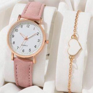 MONTRE FEMME EN QUARTZ 2 PIECES