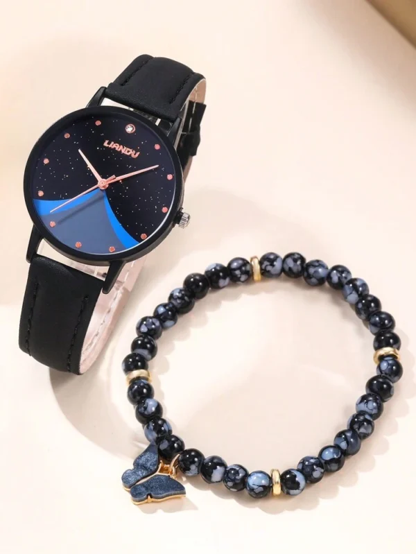 MONTRE ET BRACELET POUR FEMME ENSEMBLE 2 PIECES – Image 4