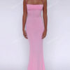 Robe d'été sexy, élégante et élégante pour une soirée, des vacances ou une sortie, avec une fente, dos nu et coupe moulante pour femme – Image 5