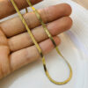 1 pièce Collier de bijoux en acier inoxydable à chaîne simple et à la mode en or avec une personnalité unique – Image 5