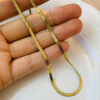 1 pièce Collier de bijoux en acier inoxydable à chaîne simple et à la mode en or avec une personnalité unique – Image 14