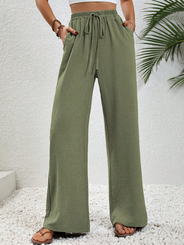 SHEIN LUNE Pantalon Ample À Cordon À Poche – Image 2