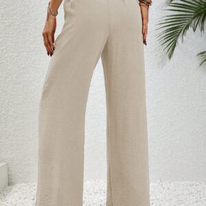 SHEIN LUNE Pantalon Ample À Cordon À Poche