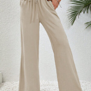 SHEIN LUNE Pantalon Ample À Cordon À Poche