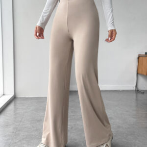 SHEIN PETITE Pantalon ample taille haute