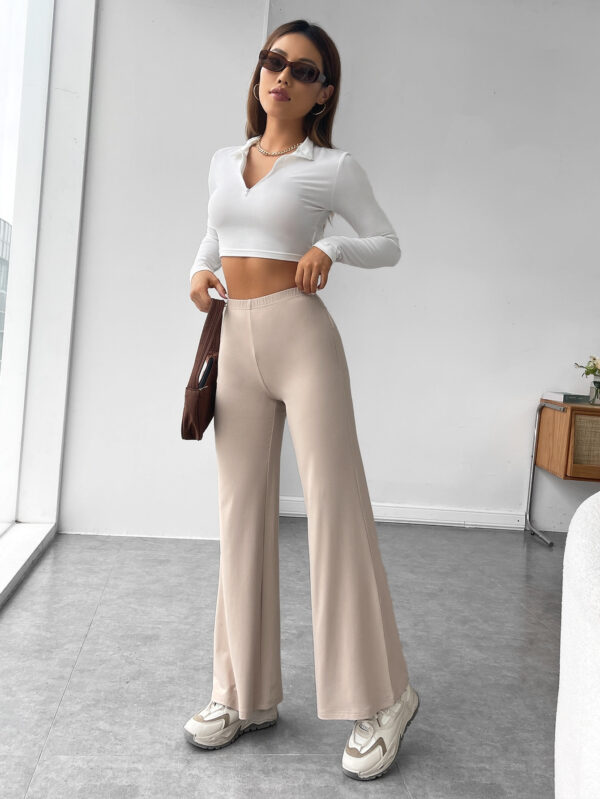 SHEIN PETITE Pantalon ample taille haute – Image 8