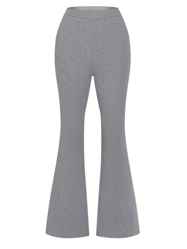 SHEIN Relaxiva Pantalon Évasé Couleur Unie – Image 7