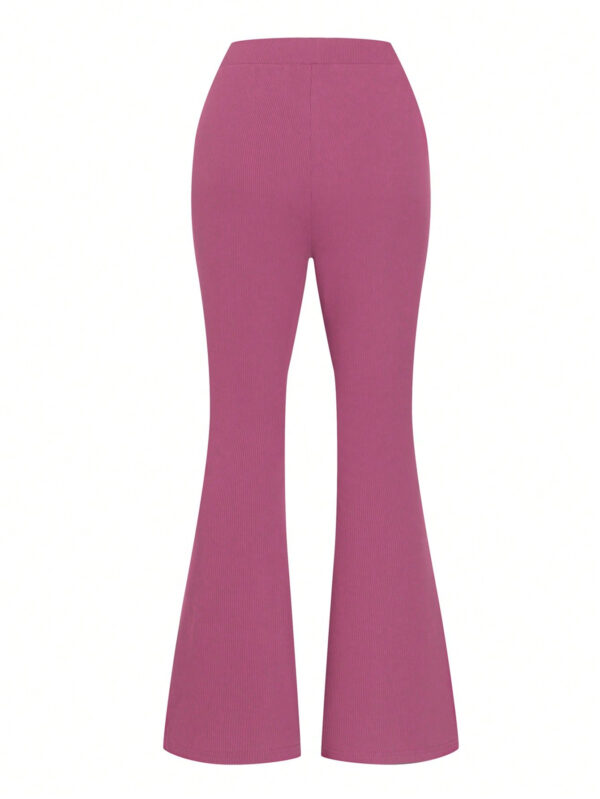 SHEIN Relaxiva Pantalon Évasé Couleur Unie – Image 8