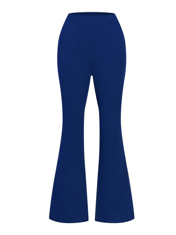 SHEIN Relaxiva Pantalon Évasé Couleur Unie – Image 9