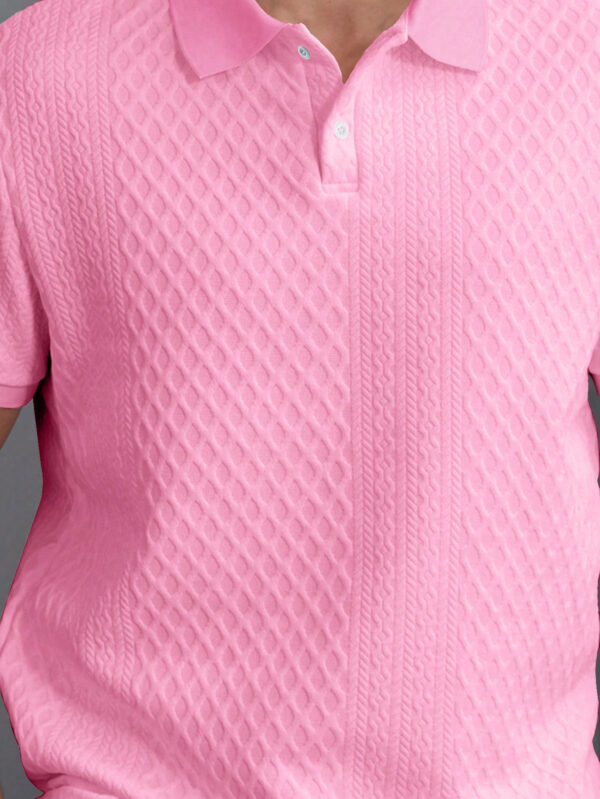 Manfinity Homme Polo casual pour homme en été à manches courtes et couleur unie pour la navette quotidienne – Image 7
