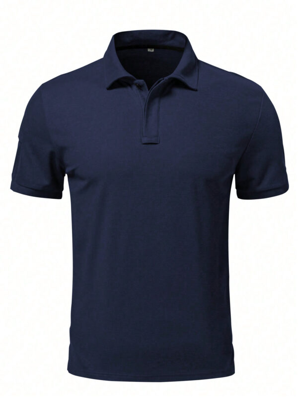 Manfinity Basics Homme Polo Unicolore – Image 8