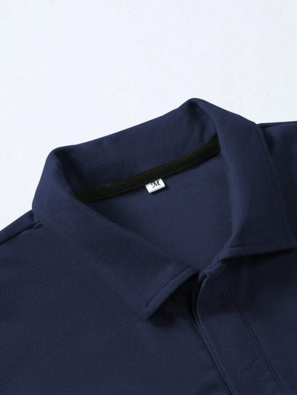 Manfinity Basics Homme Polo Unicolore – Image 10