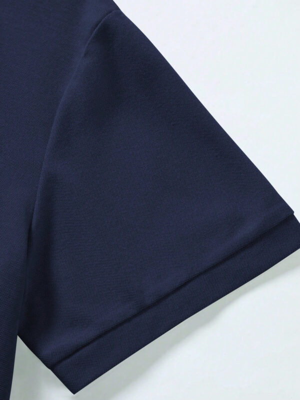 Manfinity Basics Homme Polo Unicolore – Image 12