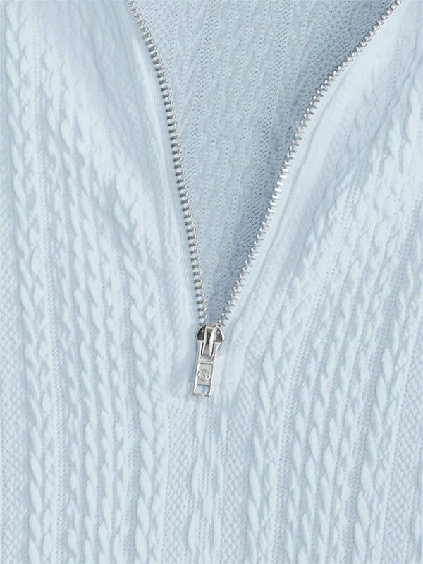 Manfinity Homme Chemise Polo En Tricot Décontracté À Manches Courtes Unie Pour Homme – Image 7