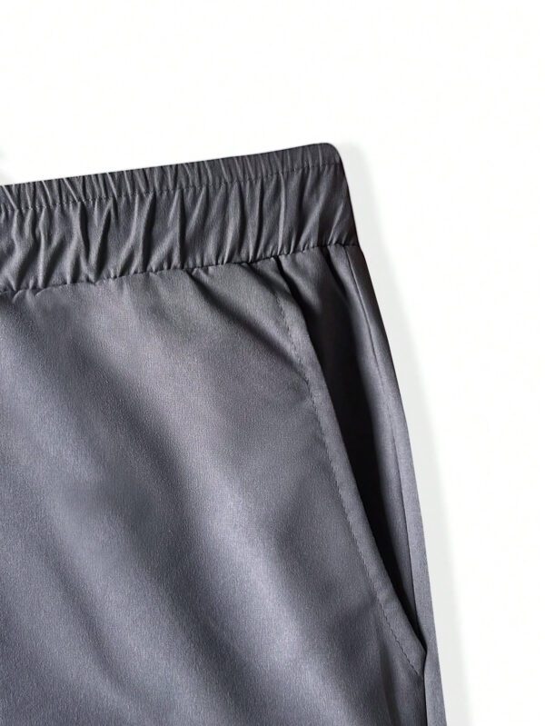 Manfinity Hypemode Shorts Pour Hommes À Coupe Ample Avec Poches Inclinées Et Taille À Cordon De Serrage – Image 15