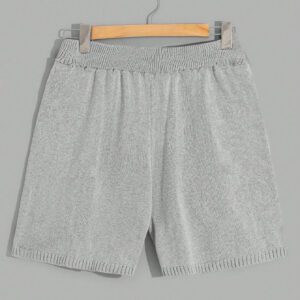 Short en maille régulier à détail de poche pour homme