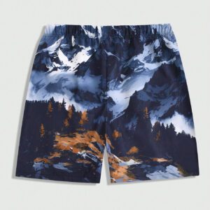 ROMWE Street Life Short en tissu avec cordon de serrage à la taille, imprimé lettres et voiture de course, pour homme, scolaire