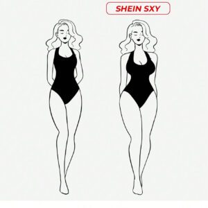 SHEIN SXY Robe d'été à bretelles Imprimé graphique serré et sexy pour des vacances