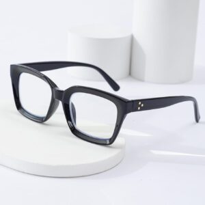 Lunettes carrées anti-lumière bleue pour utilisation sur ordinateur, accessoires de lunettes anti-lumière bleue pour femmes