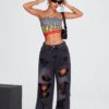 SHEIN X Breakaway SHEIN Coolane Haut Bandeau Imprimé À Carreaux Pour Femmes – Image 3