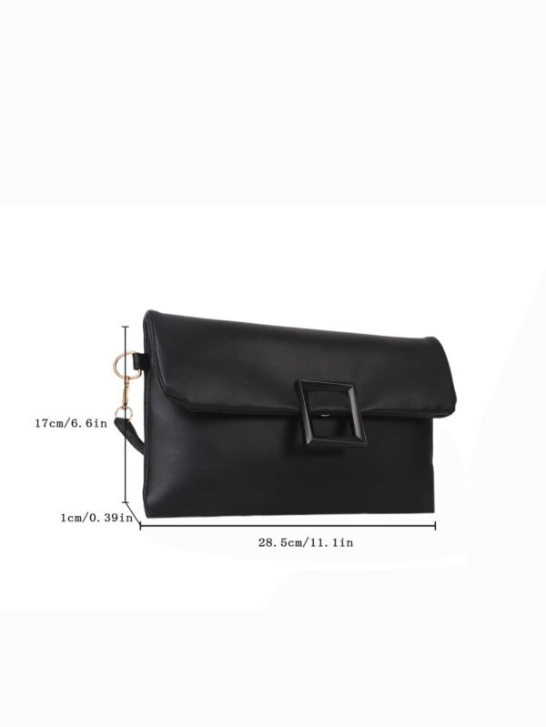 Sac enveloppe minimaliste à rabat – Image 4