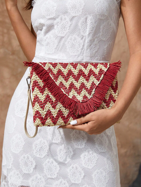 SHEIN VCAY Sac d'embrayage tissé pour adolescents – Image 3