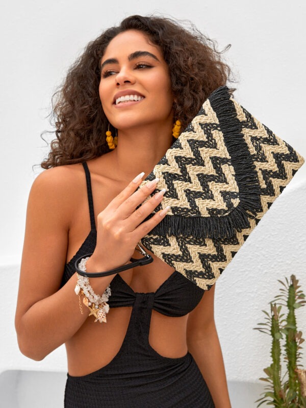 SHEIN VCAY Sac d'embrayage tissé pour adolescents – Image 5