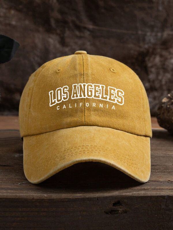 1pc Men's Outdoor Adjustable Size Sun Hat With Letter Print, Fashionable And Great For Daily Wear Or As Trucker Cap Street – Image 2