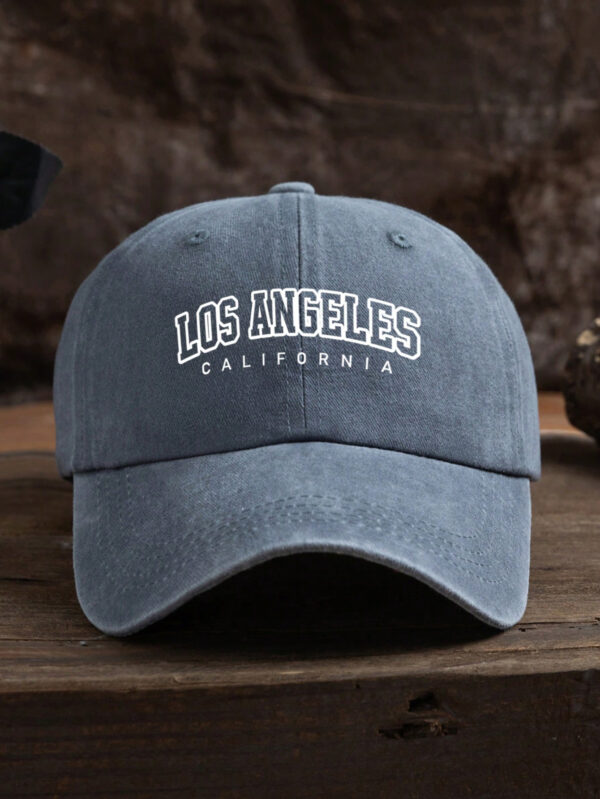 1pc Men's Outdoor Adjustable Size Sun Hat With Letter Print, Fashionable And Great For Daily Wear Or As Trucker Cap Street – Image 4