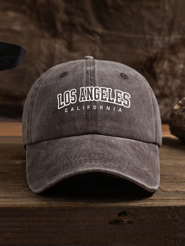 1pc Men's Outdoor Adjustable Size Sun Hat With Letter Print, Fashionable And Great For Daily Wear Or As Trucker Cap Street – Image 5