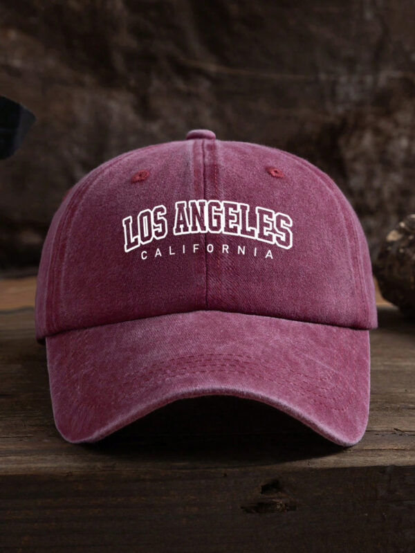 1pc Men's Outdoor Adjustable Size Sun Hat With Letter Print, Fashionable And Great For Daily Wear Or As Trucker Cap Street – Image 6