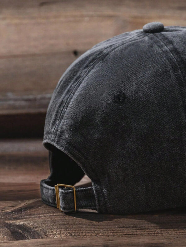 1pc Men's Outdoor Adjustable Size Sun Hat With Letter Print, Fashionable And Great For Daily Wear Or As Trucker Cap Street – Image 11