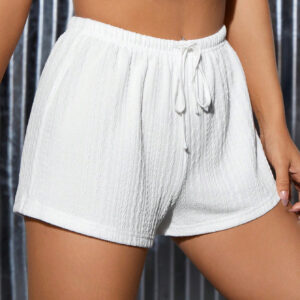 SHEIN PETITE Short Unicolore À Cordon