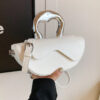 Sac De Selle À La Mode, Sac À Bandoulière Unie, Sac À Épaule De Niche – Image 6
