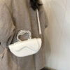 Sac De Selle À La Mode, Sac À Bandoulière Unie, Sac À Épaule De Niche – Image 8