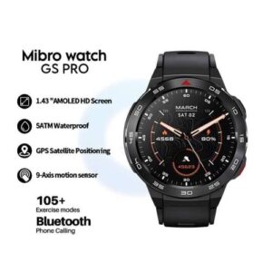 Mibro Watch GS PRO Montre Connectée Noir