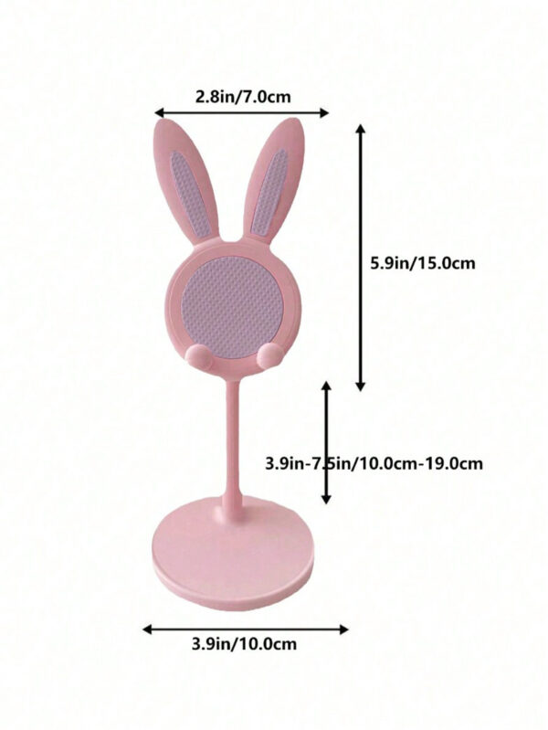 Support De Téléphone Dessin Animé Design Lapin Rétractable – Image 6
