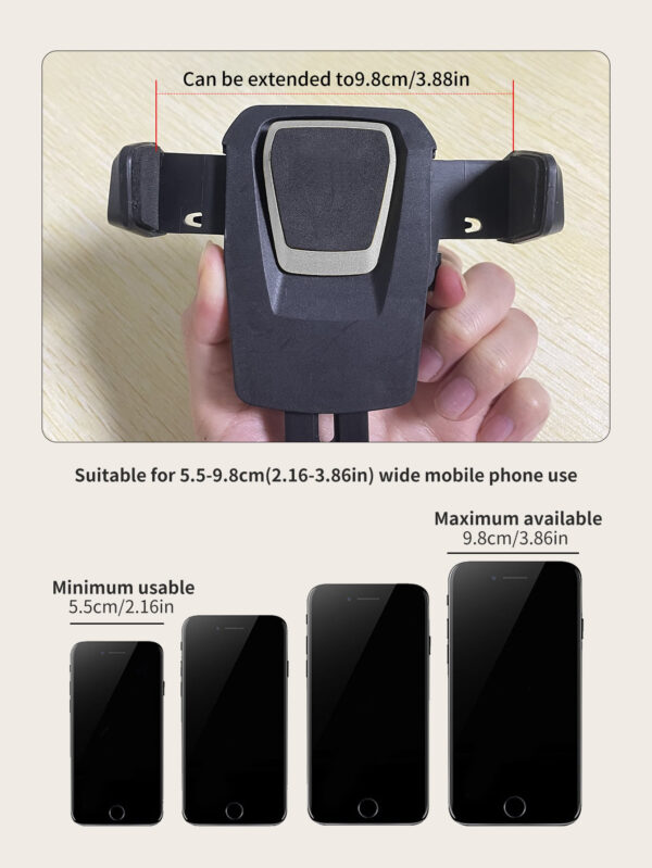 Voiture Universel Mains Libres Succion Téléphone Portable Support Pour Tableau De Bord De Voiture Sortie D'air Support De Téléphone De Voiture Monter – Image 12