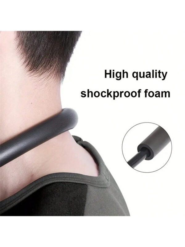 Support de téléphone portable réglable à 360°, design de pince à accrocher au cou, vision stable pour s''allonger au lit, mains libres – Image 8