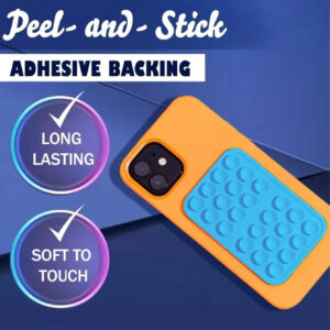 1 pièce Ventouses en silicone pour téléphone portable, tapis carré antidérapant avec 24 ventouses, pour divers téléphones portables, support de téléphone avec ventouse, pour divers téléphones portables, support de téléphone mains libres, jouet anti-stress, miroir, support de douche pour coque de téléphone, montage auto-adhésif