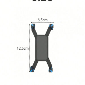 1 pièce Support de téléphone de moto, support mobile universel, anti-perte et stable, compatible avec la navigation GPS pour moto/vélo