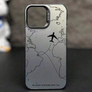 Coque de protection de base TPU au design d'itinéraire d'avion inspiré de voyage, compatible avec iPhone 15/15Plus/15Pro/15ProMax, 14/14Plus/14Pro/14ProMax, 13/13Pro/13ProMax, 12/12Pro/12ProMax, 11/11Pro Max, 7/8, X/XS - Samsung S24 U.S23 Durable, anti-poussière, élégant