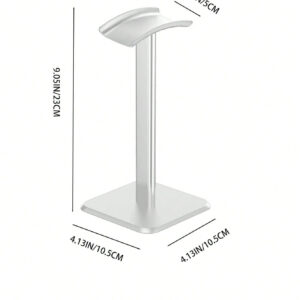 1 Pièce Support De Casque Pour Les Jeux De Casque, Matériau En Aluminium De Bureau Et Caoutchouc Tpu Doux, Organisateur De Câble