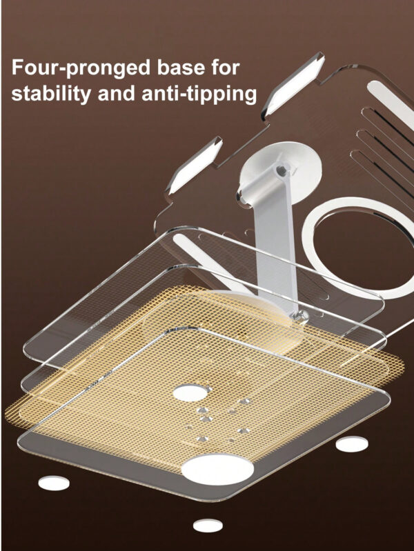 Support de tablette, support de tablette pour bureau, support de tablette pivotant à 360°, support de tablette réglable et pliable à plusieurs angles, support de téléphone portable réglable pour bureau, compatible avec IPad Pro 12,9, IPad Air Mini 6 5 4 3 2, Samsung Galaxy Tab, Kindle Fire, téléphones, IPhone, Switch, Kindle, IPads, tablette 4-10 po, IPhone15 IPhone15pro IPhone15promax IPhone14, IPhone13 Mini, IPhone13, IPhone13Pro Max, IPhone 12 Mini, 12, 12 Pro, 12 Pro Max, IPhone 11, 11 Pro, 11 Pro Max, Xs, Xs Max, XR, X, 8, 7 Samsung Galaxy S22 Ultra, S22+, S22, S21, S21+, S20, S20Ultra,S10 /S10+/S9 /S9+,Galaxy NOTE30 Note 20+ 20 10+ 10, M30s, A90, A60, A80,Switch – Image 8