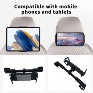 Support De Montage De Tablette Appuie-tête De Voiture, Support De Tablette Extensible Pour Les Sièges Arrière Pour Enfants, Compatible Avec Ipad Air Mini/téléphone Portable/galaxy Tab/kindle Fire Hd/switch