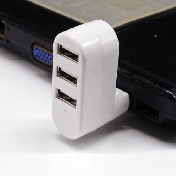1 pièce Hub USB rotatif 2.0USB Splitter One Drag Three à convertisseur rotatif 7 fontions 3-Port multifonctionnel – Image 9