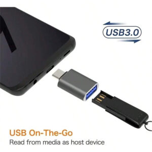 Adaptateur Usb De Type C À Usb 3.0 Pour Téléphones Portables, Ordinateurs Portables Et Notebooks - Connexion Rapide Et Facile