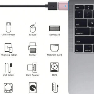 USB C À USB Adaptateur 4/3 À USB 3,0 Adaptateur Otg À USB Adaptateur Compatible Avec / Tablette / Téléphone Intelligent Avec A USB Type-C USB-C À USB Adaptateur Connecter USB Accessoire / Câbles À A USB-C Ou 4 / 3 Appareil Comme MacBook Pro 2019 2018 2017 , MacBook Air 2020 2019 2018 , iPad 2020 2018 , iPad air 4 , Chromebook , , Microsoft surface , Samsung Galaxie S23 S22 S21 S20 10 9 8 Plus , 20 10 9 8 Plus Et Clé USB , U , Dur , Clavier , Souris , Imprimante ETC À USB-C